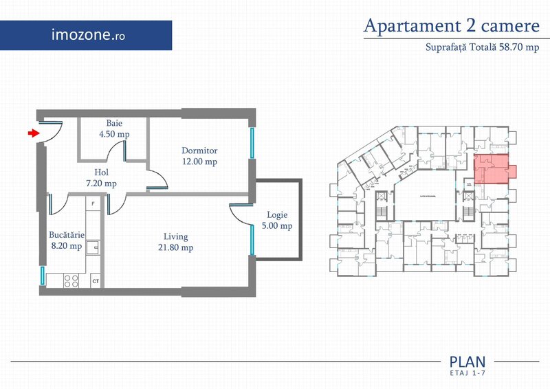 Militari, Pacii, Preciziei, 2 camere, 58.7 mp, bloc nou, ideal investitie